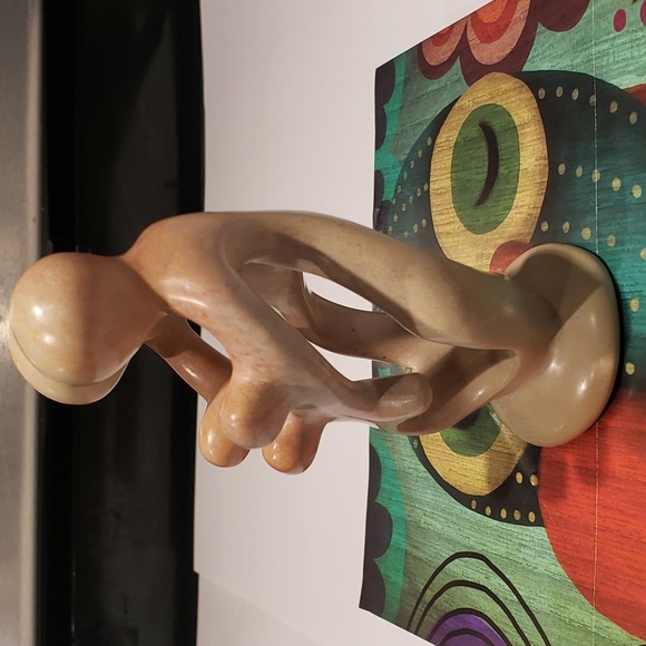 Family Soapstone Authentic Carving - Picture 4 of 7